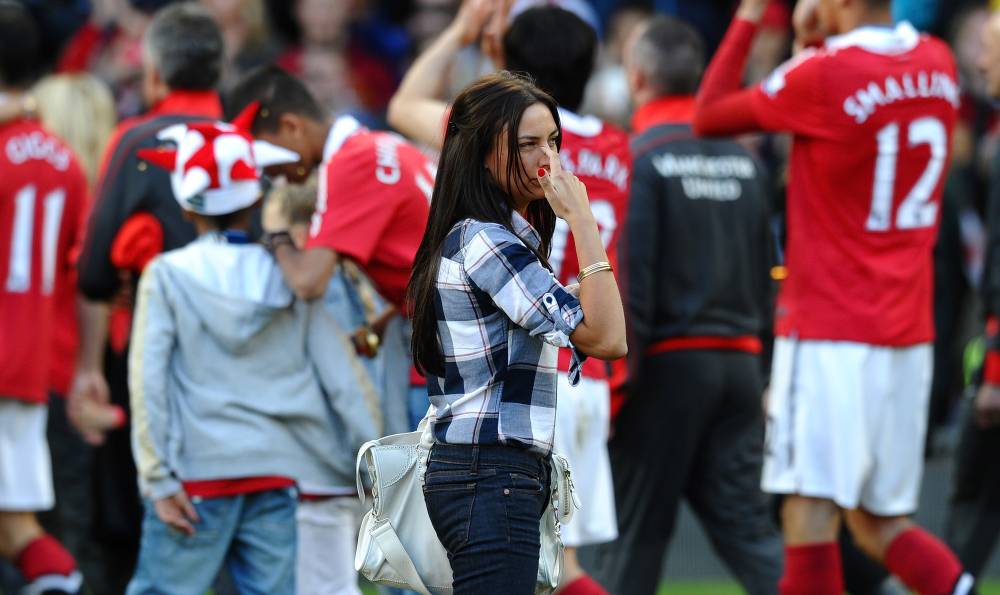 ستايسي زوجة جيجز بعد الفضيحة بأيام في 2011