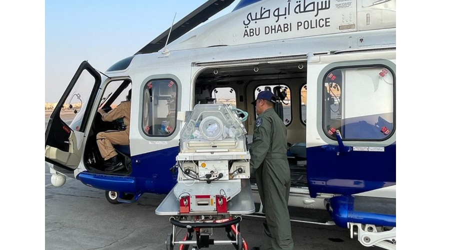 شرطة أبوظبي تنقل «طاقماً طبياً» لإجراء جراحة لأم عربية