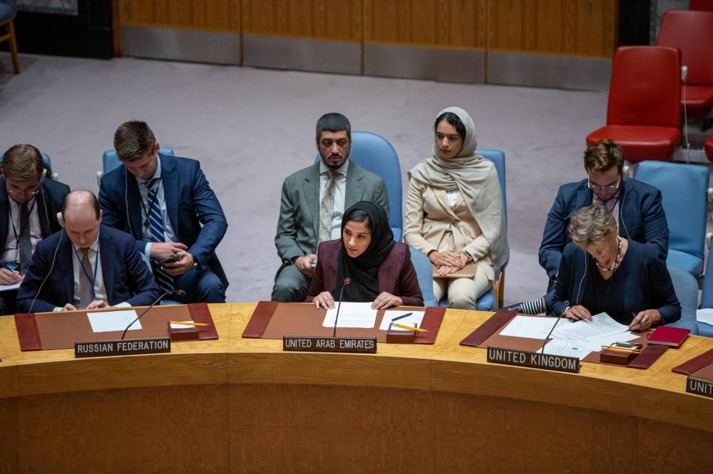 أميرة الحفيتي، نائبة المندوبة الدائمة للدولة، في مجلس الأمن