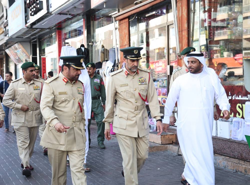 عبد الله المري خلال الجولة التفقدية