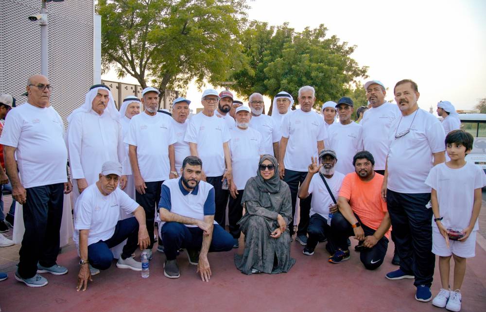 حصة بوحميد تشارك في فعالية تنمية المجتمع الرياضية