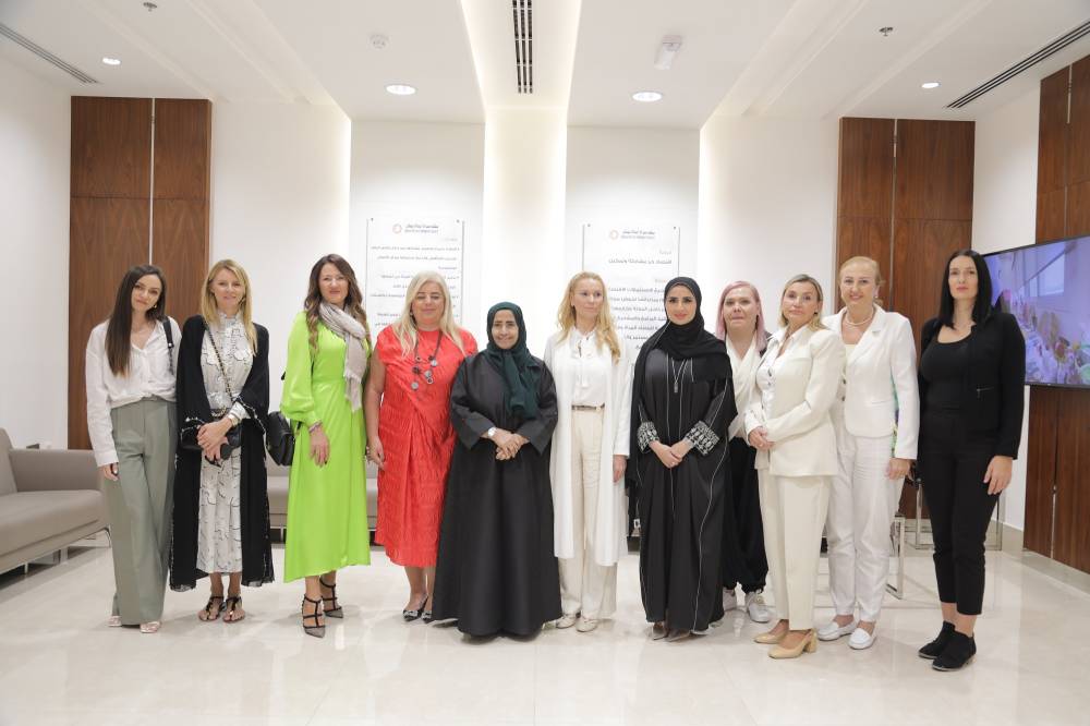 صورة جماعية خلال الاستقبال