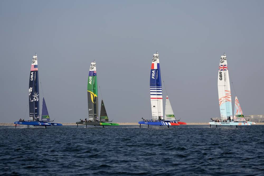 نهاية درامية لجولة الإبحار في ميناء راشد.. أستراليا بطلة «SailGP» في دبي