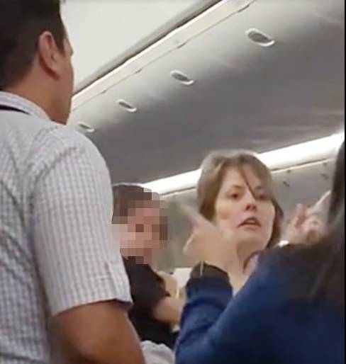 الراكبة خلال المشادة