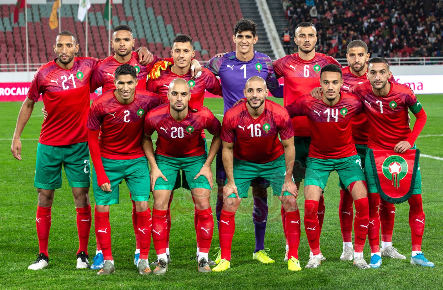 منتخب المغرب يعج بالنجوم