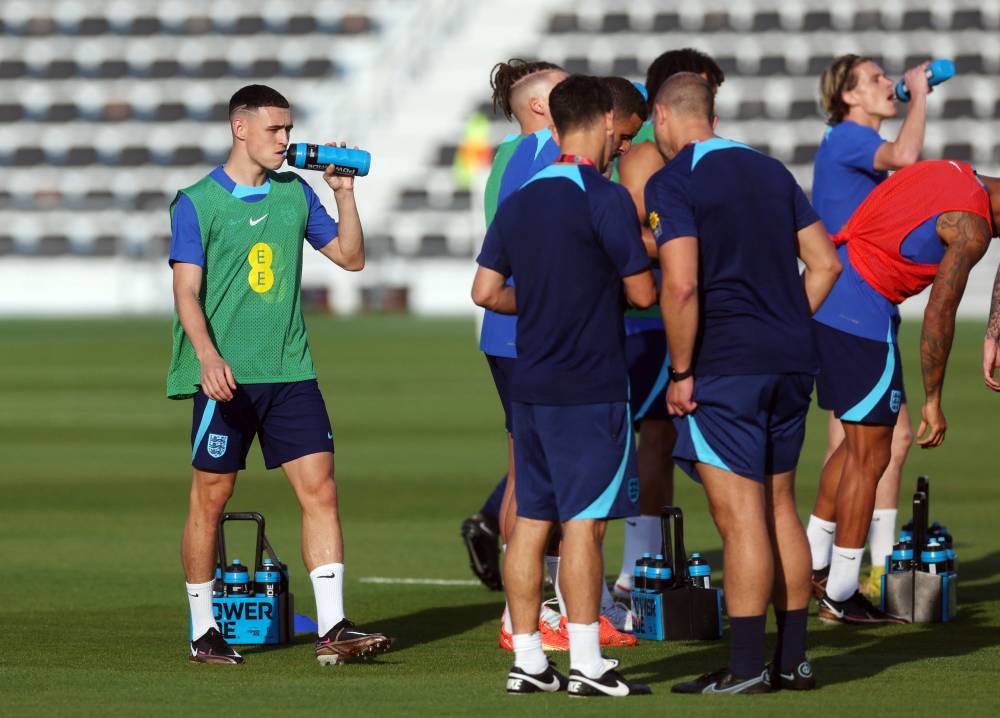 فودن في تمرينات إنجلترا