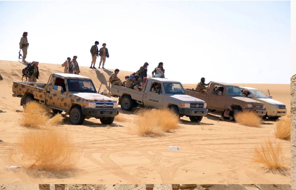 وحدة عسكرية تابعة للجيش الوطني في اليمن