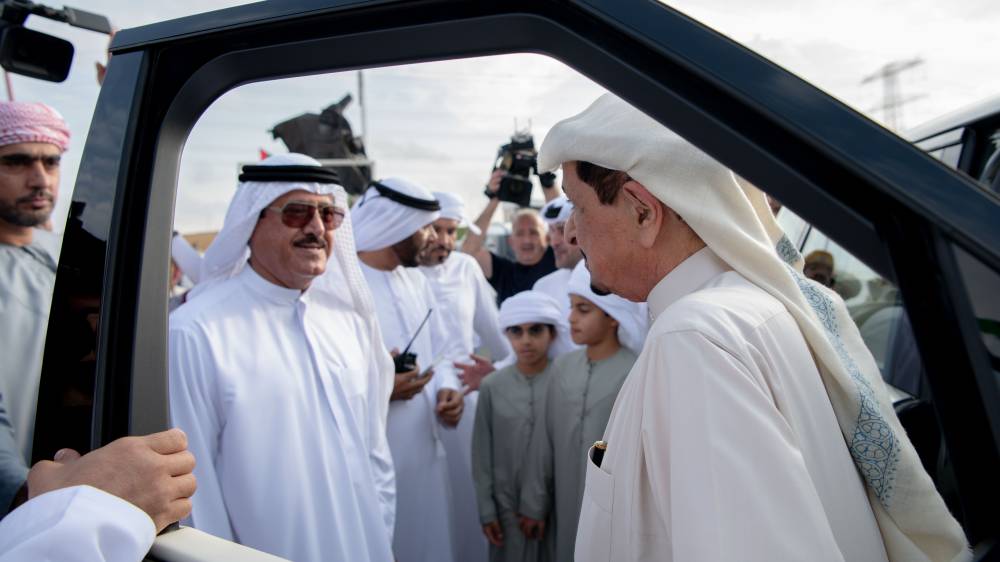 حميد النعيمي في حديث مع سلطان بن حمدان