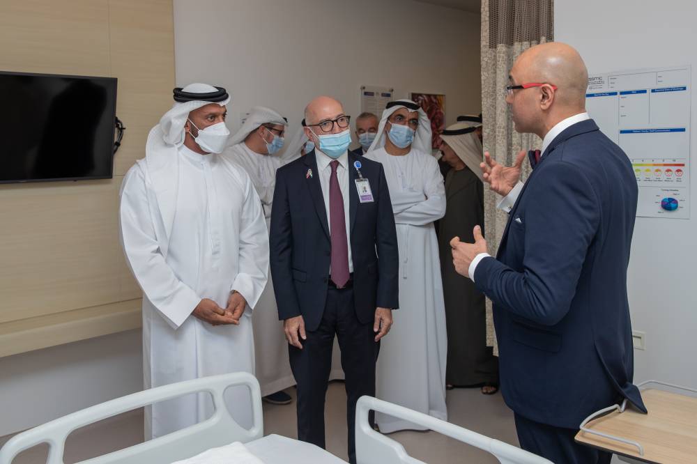خلال افتتاح الوحدة 