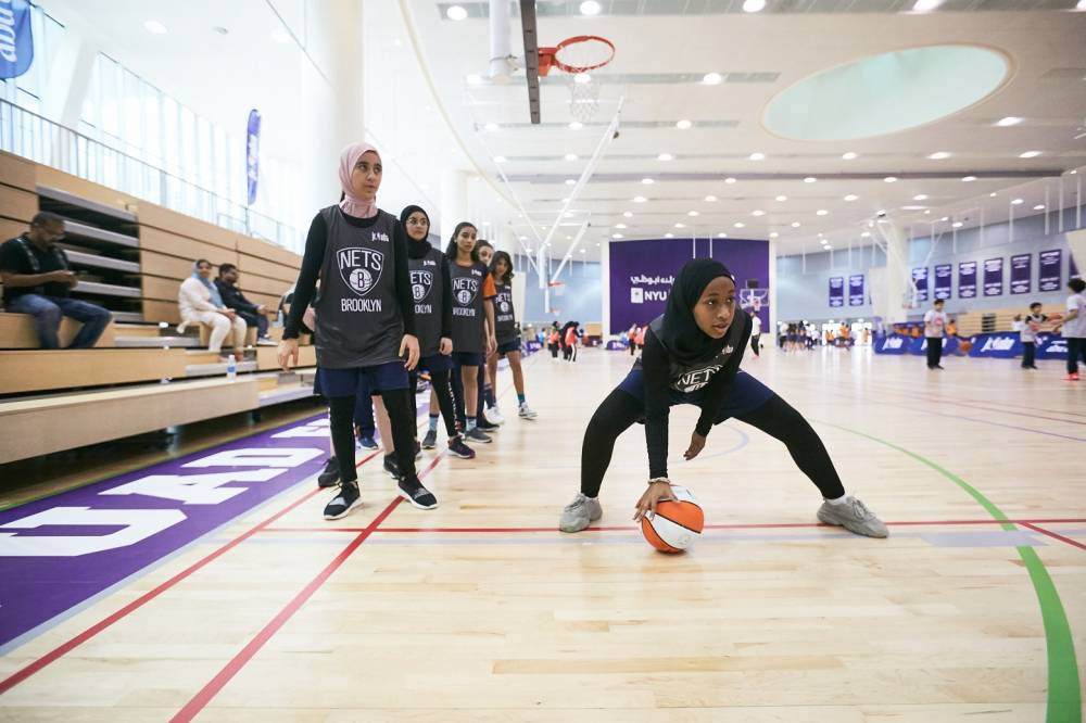 جانب من تدريب الناشئات