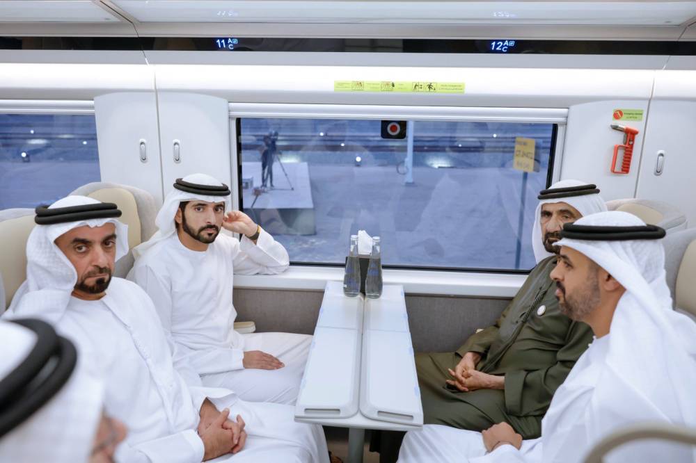 محمد بن راشد: قطار الاتحاد لبنة جديدة في صرح الإمارات