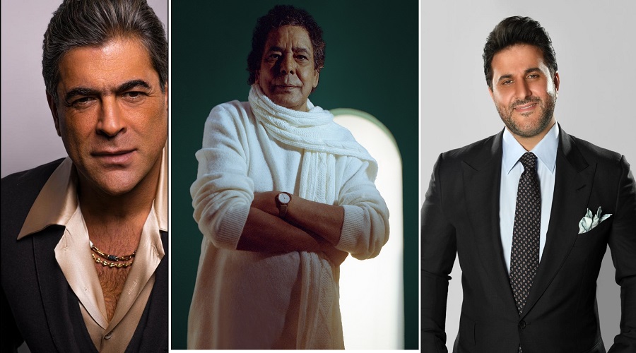 أبوظبي تستضيف 3 من ألمع نجوم الغناء والموسيقى العربية