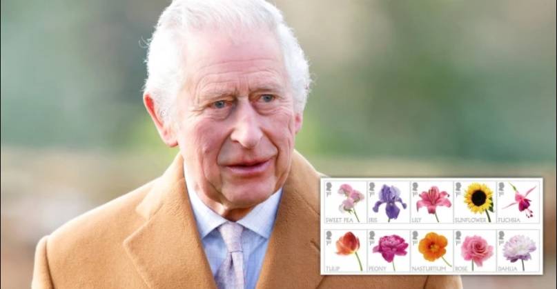 الملك تشارلز والطوابع الجديدة