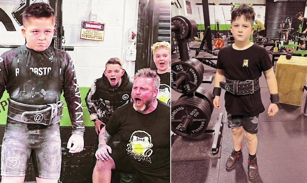 أقوى تلميذ في مدارس بريطانيا «يرفع ضعف وزنه»