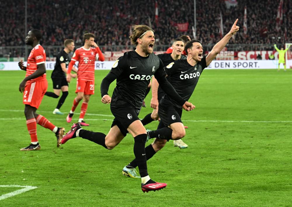 فرايبورغ يطيح ببايرن ميونيخ من كأس ألمانيا