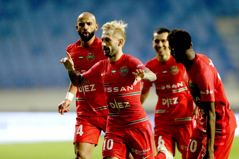 مباراة شباب الاهلي والنصر في دوري ادنوك للمحترفين تصوير: (( هيثم الخاتم ))