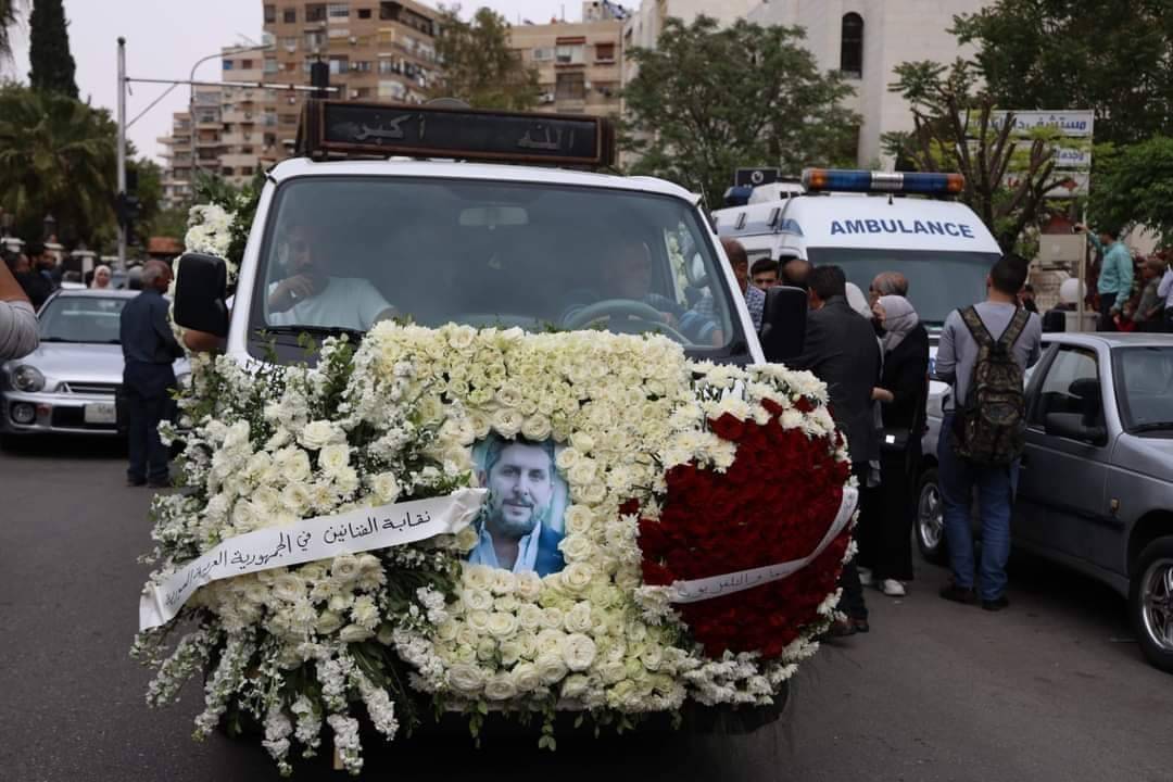 فيديو| تشييع جنازة الفنان السوري محمد قنوع بدمشق