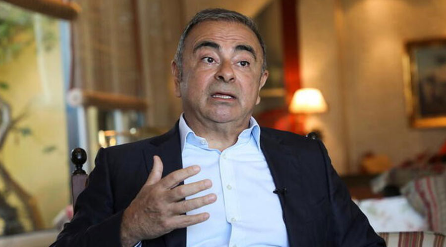  كارلوس غصن، خلال مقابلة في بيروت (رويترز) 