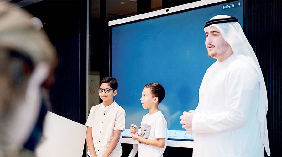  خلال أعمال مخيم الذكاء الاصطناعي 
