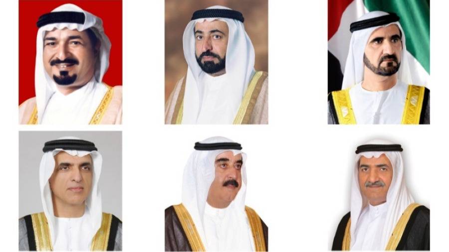 حكام الإمارات ينعون فقيد الوطن سعيد بن زايد