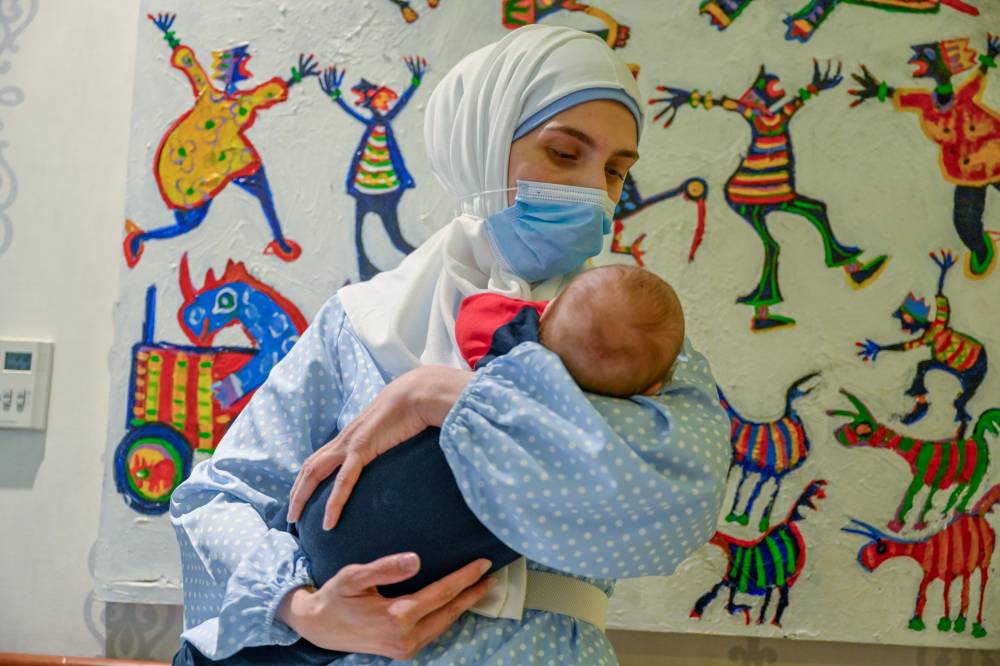 رانيا ومولودها