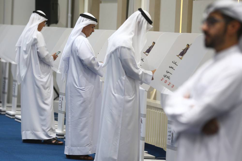 انتخابات المجلس الوطني بالشارقة تصوير صلاح عمر 
