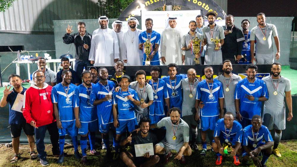تتويج بلدية دبي بلقب بطولة كرة القدم