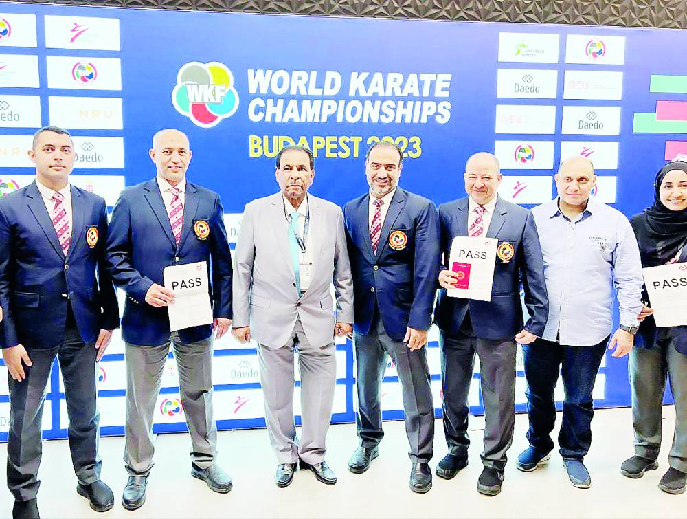 حكام الكاراتيه يجتازون اختبارات الترقي