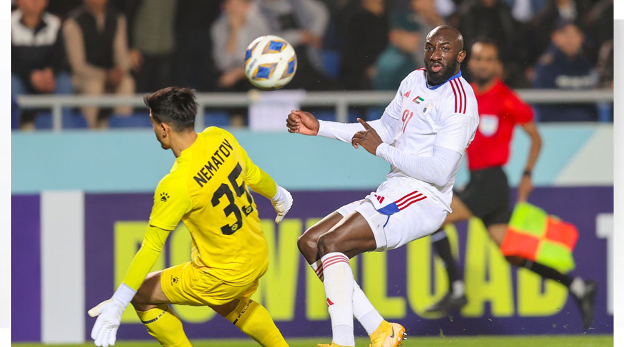 ماريغا يسجل هدف الشارقة في شباك ناساف 