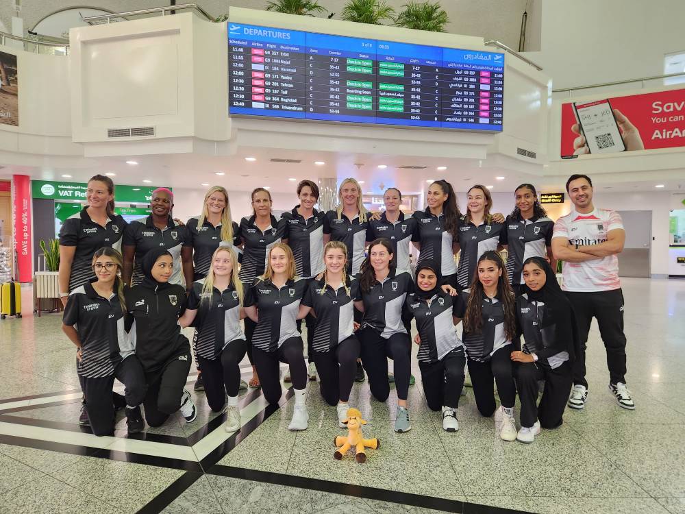 بعثة منتخب الرجبي للسيدات