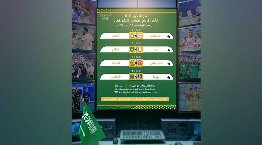 الهلال والنصر يصطدمان بالتعاون والشباب في ربع نهائي الكأس