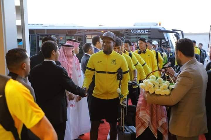 بعثة الاتحاد السعودي تصل أربيل