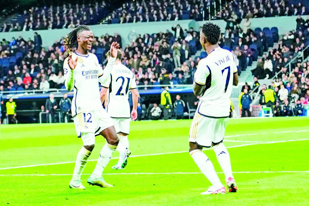 فرحة لاعبي ريال مدريد