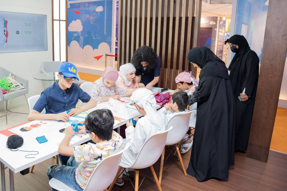 خلال إحدى فعاليات مؤسسة كلمات
