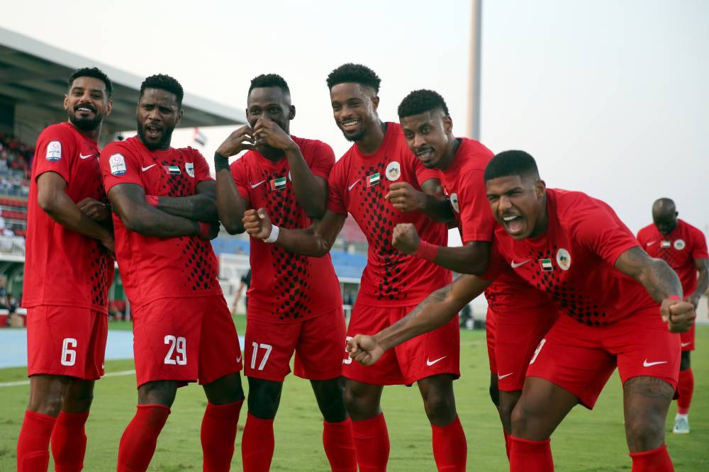 البطائح وعجمان في دوري أدنوك للمحترفين تصوير: (( هيثم الخاتم ))