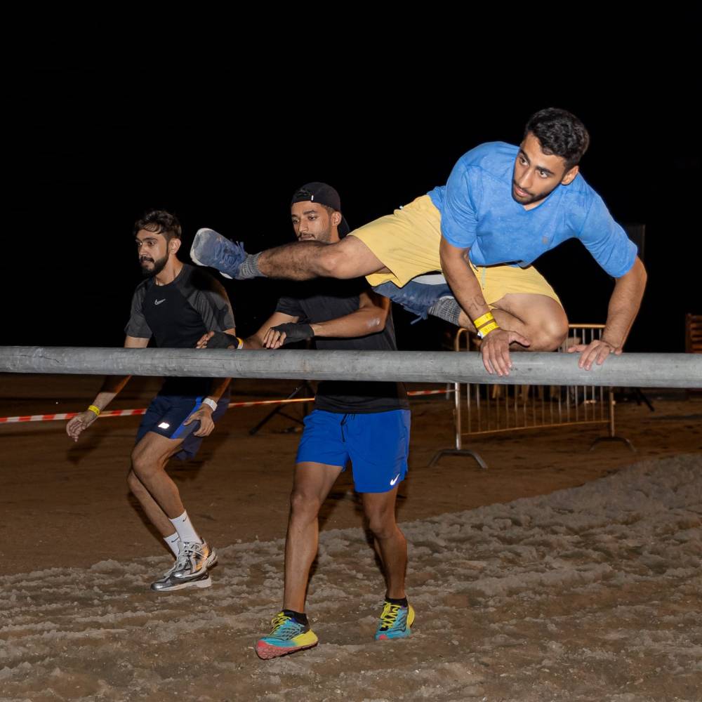 جانب من تحدي الحواجز