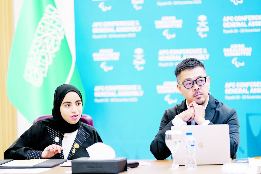 سلامة الخاطري في الاجتماع الأول لمجلس اللاعبين البارالمبي