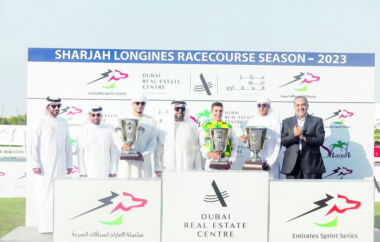 عبدالله بن ماجد يتوج فارس ومدرب «بسام الوثبة» بلقب كأس ولي عهد الشارقة