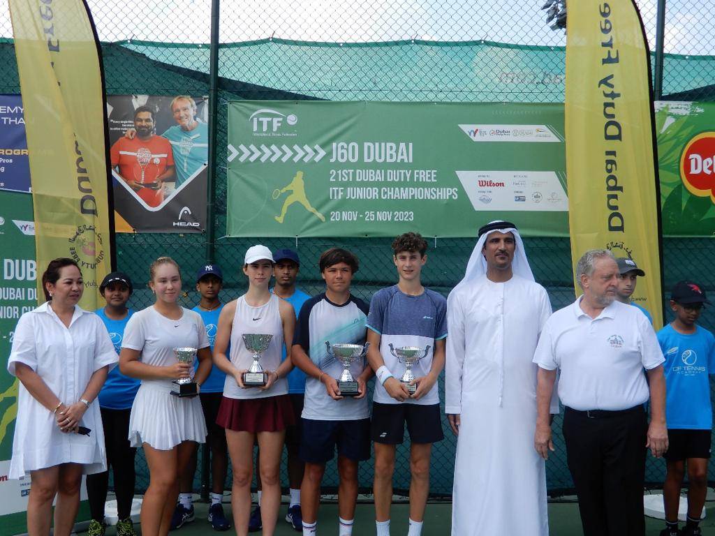 تألق روسي في ختام دولية دبي للتنس للشباب