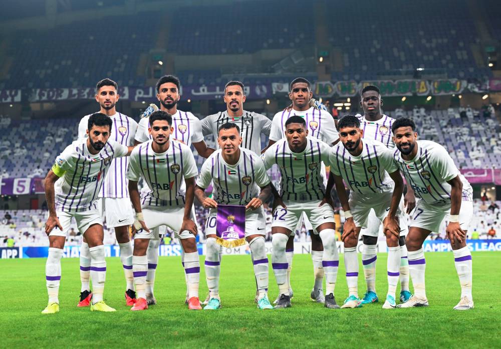 تشكيلة العين التي بدأت المباراة