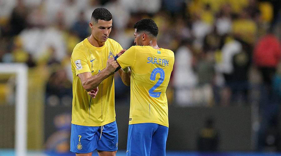 رونالدو يتدرب انفرادياً قبل «ديربي الرياض»
