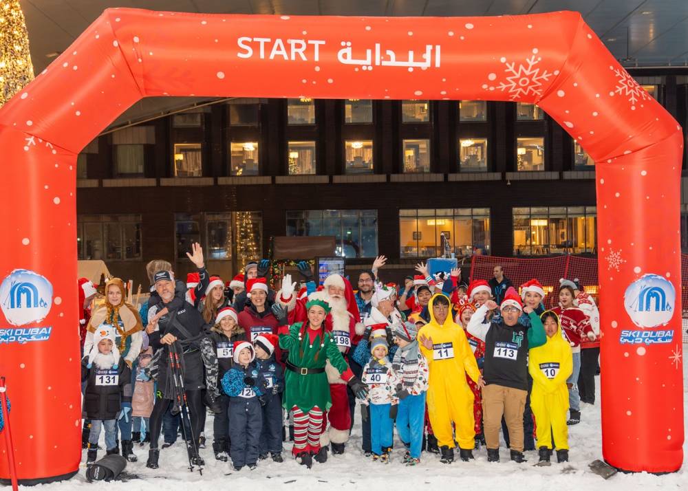 سباق جري سكي دبي يستقطب 175 مشاركاً