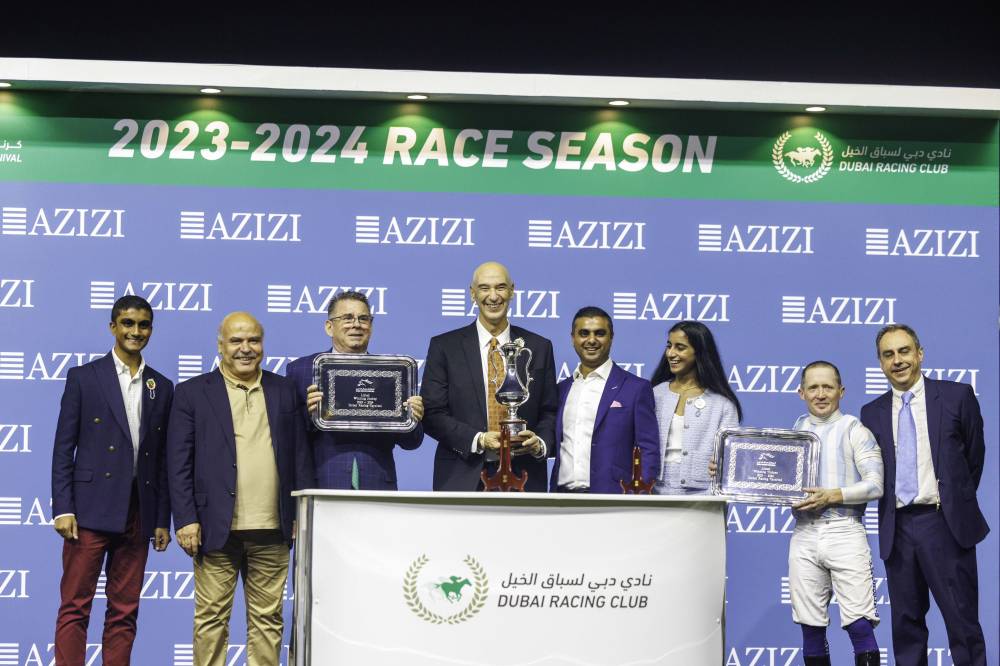 خلال تتويج الفائزين ببطولة «القرهود سبرينت»