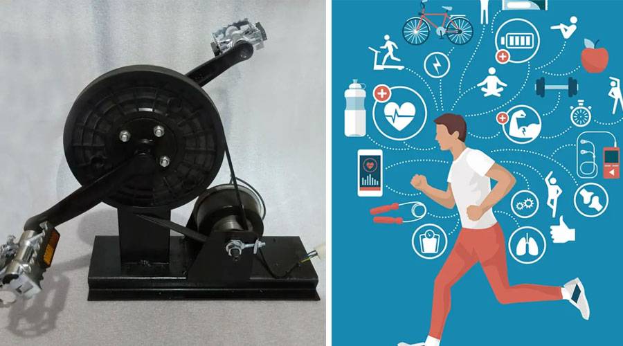 طاقة الجسم تنتج طاقات حرارية - استخدام الدواسات لتوليد الكهرباء 