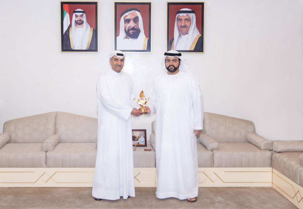 حمد الشرقي مع ولي عهد الفجيرة