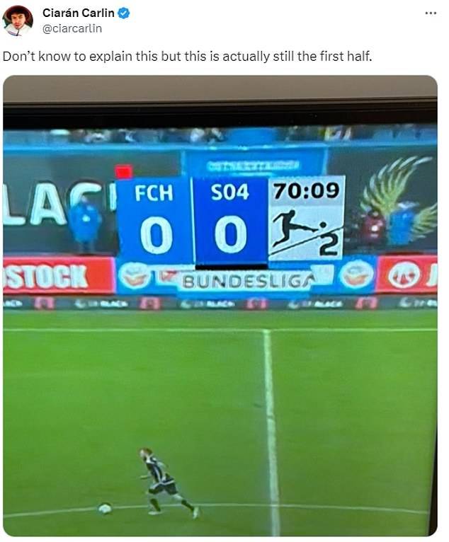 صفارة الشوط الأول بعد 78 دقيقة في ألمانيا