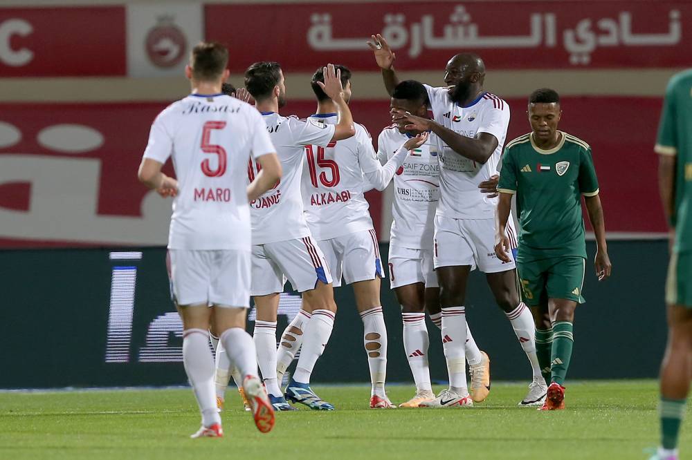 فرحة شرقاوية بهدف ماريغا الأول( تصوير: يوسف الأمير)