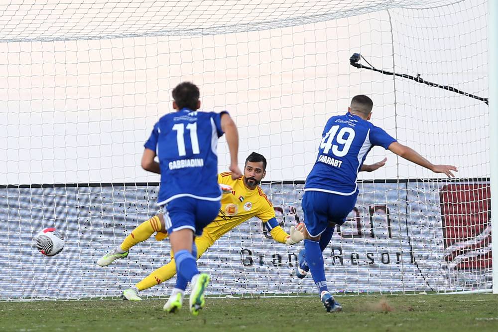 مباراة عجمان والنصر في دوري أدنوك للمحترفين تصوير يوسف الامير