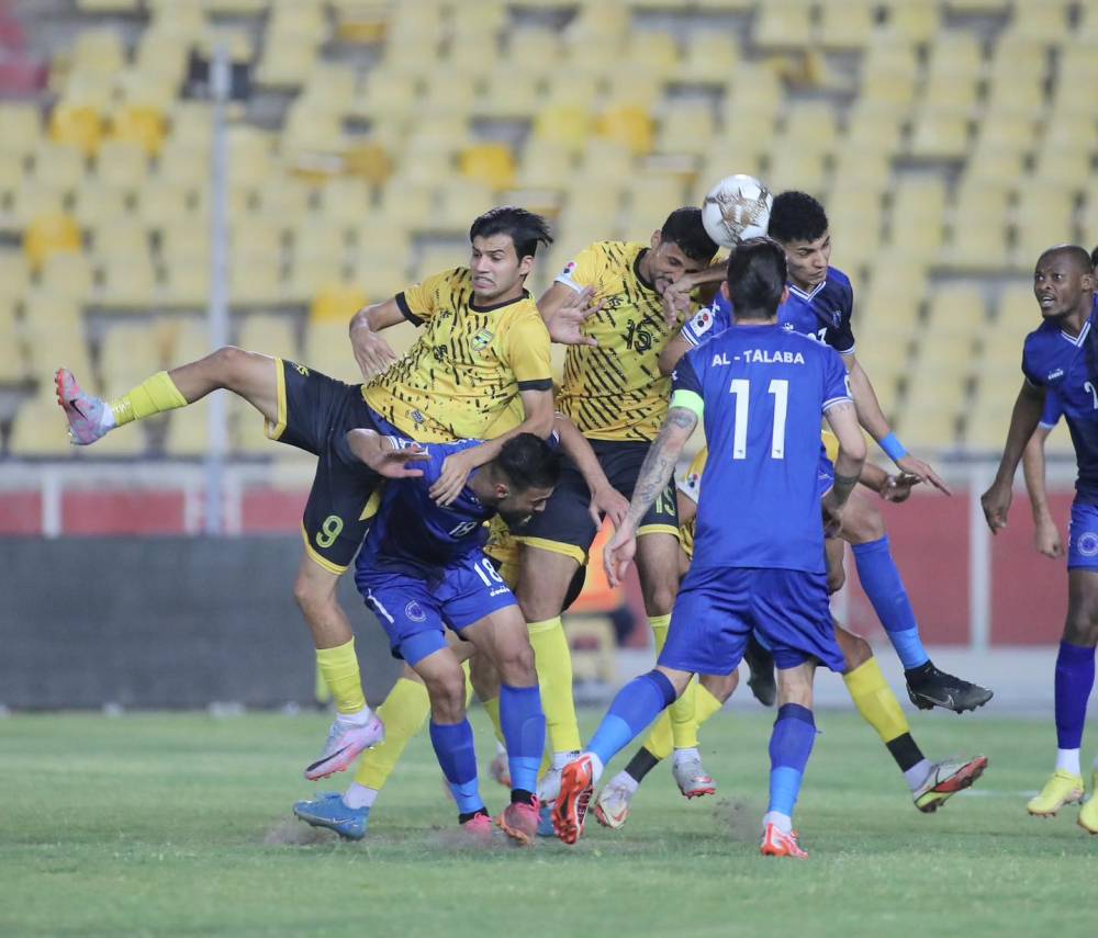 لقطة من مباريات دوري نجوم العراق لهذا الموسم
