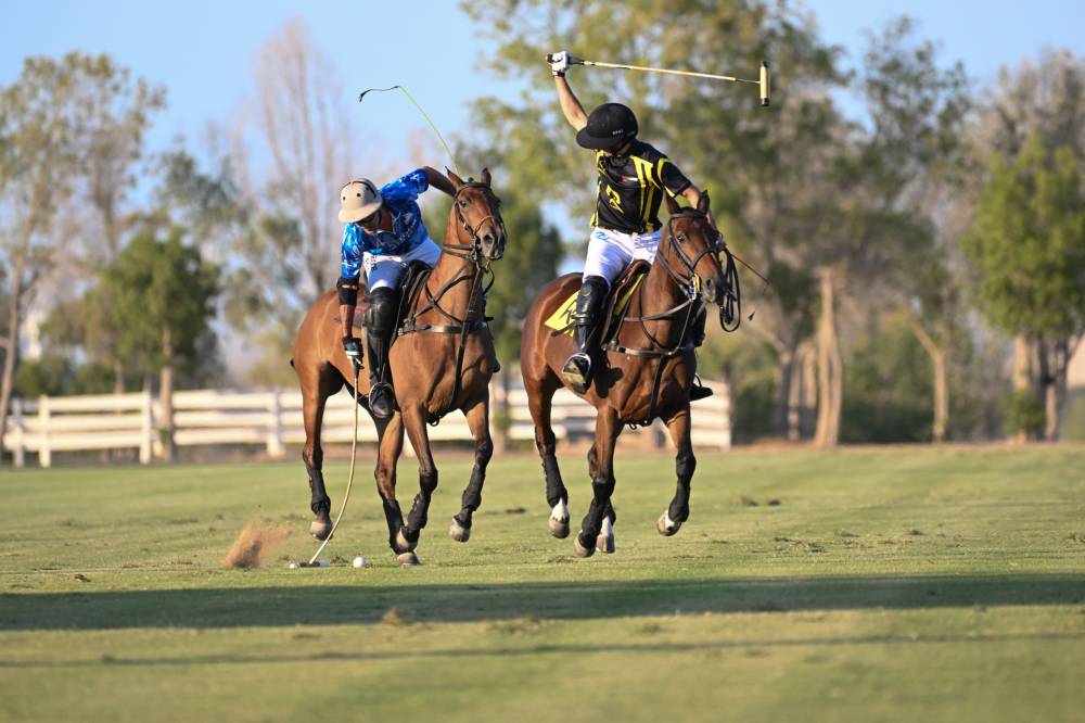 من منافسات بطولة كأس سلطان بن زايد السنوية للبولو